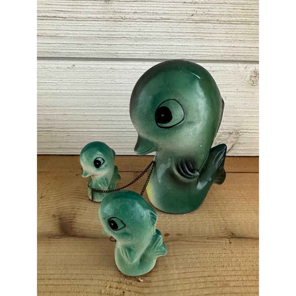 Rare Dolphin Chain Family Figurines